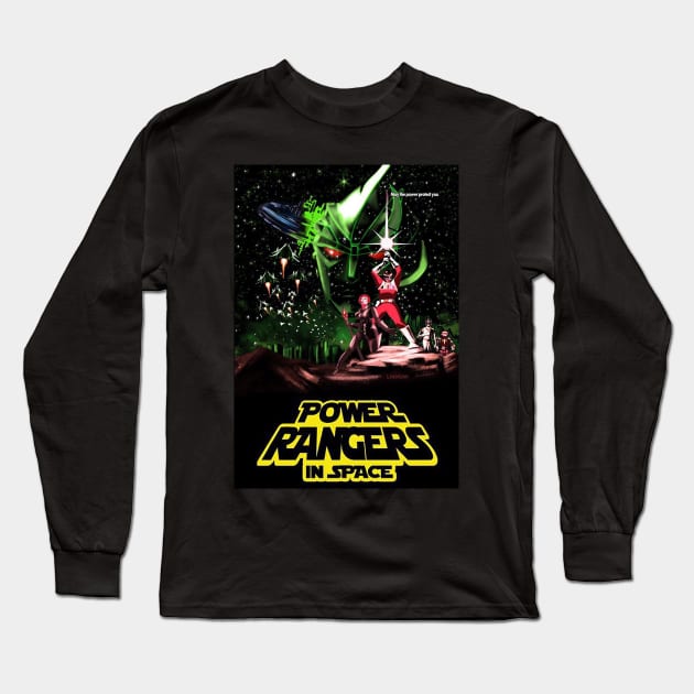 Power Rangers Wars Long Sleeve T-Shirt by Ryan_Lindberg